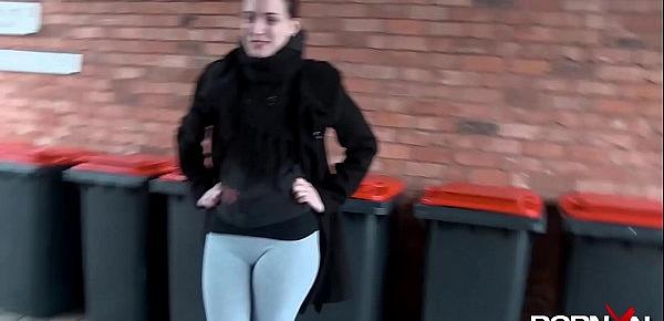 Skinny Teen Pissing ans Stripping in Public